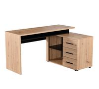 Scrivania Norway Rovere Anticato con cassettiera arredo design industrial