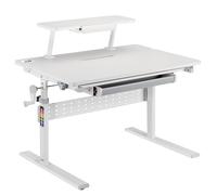 Scrivania Per Bambini Ergo Office Regolabile in Altezza Grigio Max 40 kg