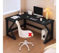 Scrivania per computer a forma di L, per casa e ufficio, moderna scrivania angolare, elegante postazione di lavoro per studio, 160 x 99 x 74,9 cm, design salvaspazio, ideale per la produttività