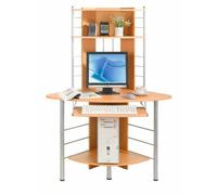 Scrivania per Computer Angolare, Faggio