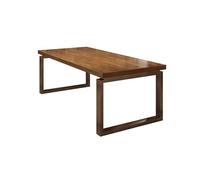 Scrivania per computer in legno massello per studio domestico, tavolo da gioco per computer per la camera da letto, per il capo dell'azienda, tavolo da tè per negoziare in soggiorno Tavolo da gioco