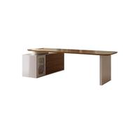 Scrivania per computer in legno massello, semplice e grande, moderna scrivania per consulenza medica, adatta per affari, reception, casa e ufficio (160 x 80 x 73 cm)