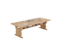 Scrivania per Computer Scrivania Scrivania grande in legno massello for casa, soggiorno, studio, scrivania, grande tavolo da lavoro, tavolo for il tempo libero Vanity Desk Gaming Desk Scrivanie da Uff
