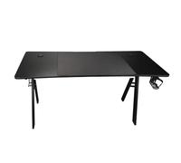Scrivania per computer tavolo da gioco non slip 1.4 m con gancio auricolare tazza per tazza d'acqua del tampone per mouse grande