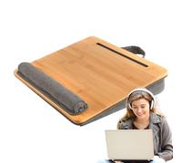 Scrivania per laptop per grembo | Accessorio da scrivania ergonomico con supporto per il polso | Tavolo portatile per - per divano divano auto ufficio camera da casa e viaggi