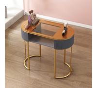 Scrivania per nail tech con contenitore, tavolo manicure in legno per salone e spa di casa, con armadietto e cassetti, attrezzatura di bellezza essenziale per nail artist