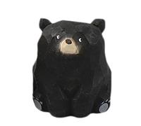 Scrivania per orso in legno - Mini Orso, Desktop per intaglio in legno Mini Bär | Decorazione da tavolo libera per gli interni, per tavolo da computer, scaffale ormitorio, dormitorio