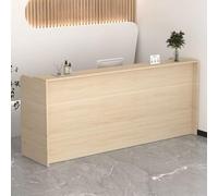 Scrivania per reception a forma di L con cassetti chiudibili, moderna scrivania per ufficio, clinica, design compatto salvaspazio, elegante bancone grigio per reception