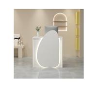 Scrivania per reception, bancone ufficio, banco paghe, tavola spessa, forte e durevole, design semplice e bello per vari scenari