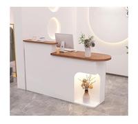 Scrivania per ricevimento a LED con cassetti, elegante e funzionale, per salone, atrio, ufficio, migliora l'estetica professionale dello spazio di lavoro