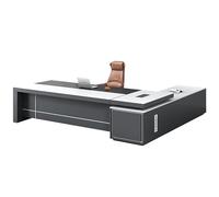 Scrivania per Ufficio Domestico Scrivania capo semplice e moderna adatta for ufficio aziendale, ufficio dirigente, scrivania presidenziale, mobili for ufficio scrivania direzionale Tavolo Semplice e M