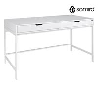 Scrivania per ufficio, scrivania con cassetti colore bianco mod. Diana