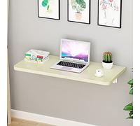 Scrivania pieghevole a parete per computer portatile, postazione di lavoro galleggiante salvaspazio, tavolo da parete regolabile, scrivania compatta per casa e ufficio, tavolo moderno per PC da parete
