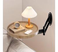 Scrivania pieghevole a parete, tavolo pieghevole salvaspazio con ripiano ribaltabile, piccolo vassoio rotondo da parete, tavolo da pranzo espandibile tavolino da caffè galleggiante per piccoli spazi