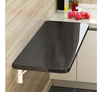 Scrivania pieghevole compatta da parete per laptop, tavolo da pranzo salvaspazio in legno per casa e ufficio, banco da lavoro dal design moderno, soluzione versatile ed elegante per spazi di lavoro
