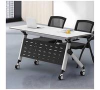 Scrivania pieghevole con rotelle per sala conferenze, multiuso, per ufficio, ufficio, riunioni, postazione di lavoro, studio o spazi di collaborazione