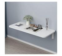 Scrivania pieghevole da parete per piccoli spazi, tavolo compatto per lavanderia e ufficio, bianco, 100 x 25 cm, perfetta per cucina, studio, ristorante, soluzione salvaspazio
