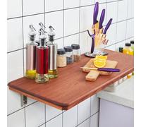 Scrivania pieghevole da parete, salvaspazio, in legno, forte capacità di carico, facile da installare, disponibile in diversi stili per salotti, camere da letto e cucine.