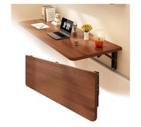 Scrivania pieghevole da parete, salvaspazio, per colazione, bar, 120 x 30 cm, soluzione compatta per casa e ufficio, ideale per piccoli spazi
