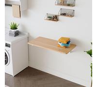 Scrivania pieghevole da parete, tavolo da cucina salvaspazio per cucina, camera da letto, bagno, bar, stazione di cucito (registri, 120 x 20 cm)