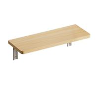 Scrivania pieghevole da parete, tavolo da pranzo compatto per cucina e bar, fatto a mano, tavolo da cucito (noce chiaro 40 x 30 cm), design salvaspazio, versatile ed elegante