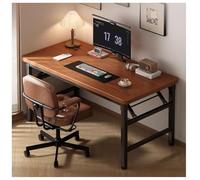 Scrivania Pieghevole Per L'ufficio Domestico, Scrivania Per Computer Moderna, Piccolo Scrittoio Con Ampio Piano Di Lavoro, Risparmio Di Spazio Design Pieghevole, Nessun Assem(Size:140x60x75cm,Color:A)