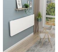 Scrivania pieghevole salvaspazio da parete, 101,6 x 39,9 cm, tavolo in legno per cucina, lavanderia o ristorante, versatile, compatta e facile da installare