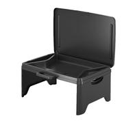 Scrivania pieghevole - Supporto portatile per letto | Vassoio da tavolo pieghevole | Multi -Purpose - Tavolo portatile con manico, ciotole per alimenti per mangiare sul divano, scrivania
