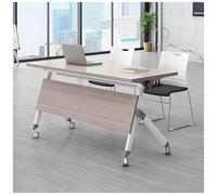 Scrivania portatile compatta per seminari, tavolo da riunione pieghevole con ruote bloccabili, tavolo per ufficio e aula soluzione portatile per riunioni e collaborazioni