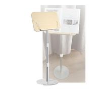 Scrivania portatile for tablet con fermagli for carta, supporto for lettura con base, for spartiti, libri illustrati, ricette e riviste(Color 2,45-75cm)