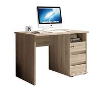 Scrivania Primus 1 con cassetti, Rovere Sonoma, scrivania per Computer, per Home Office, capiente e con ripiano Aperto, 110 x 75 x 65 cm (Larghezza x Altezza x profondità)