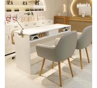 Scrivania professionale moderna del chiodo della stazione del tavolo della manicure con i cassetti di stoccaggio per il salone ed uso domestico