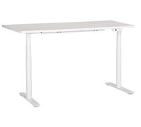 Scrivania regolabile elettricamente bianco 160 x 72 cm DESTINAS
