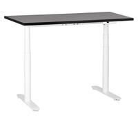 Scrivania regolabile elettricamente nero e bianco 120 x 72 cm DESTINAS