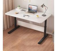 Scrivania regolabile in altezza, postazione di lavoro per computer con pannello di giunzione, scrivania per casa e ufficio, design ergonomico 120x50 cm, soluzione versatile e moderna per lo spazio di