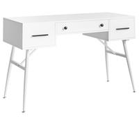 Scrivania retrò per ufficio domestico con 3 cassetti pannello truciolare gambe i