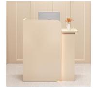 Scrivania rettangolare per ufficio, reception, banco paga per saloni di bellezza, negozio SOHO, 140 cm, design moderno, resistente ed elegante
