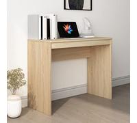 Scrivania Rovere Sonoma 90x40x72 cm in Legno Multistrato, Elegant Modern Desk for Small Spaces, Sturdy Wooden Writing Table for Home Office, Study Room or Dormitory, Easy to Clean