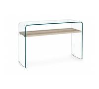 SCRIVANIA SCRITTOIO CONSOLLE VETRO O LEGNO MODERNA DESIGN