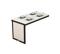 Scrivania sospesa con piano pieghevole, scrivania compatta da parete per cucina, studio o balcone, perfetta per scrivere e lavorare leggeri