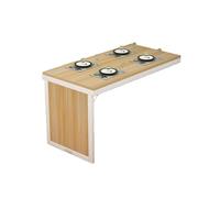 Scrivania sospesa con piano pieghevole, scrivania compatta da parete per cucina, studio o balcone, perfetta per scrivere e lavorare leggeri
