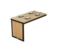 Scrivania sospesa da parete con piano pieghevole, multifunzione, compatta, per cucina, studio o balcone, perfetta per scrivere e lavorare in modo leggero
