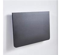 Scrivania sospesa da parete, pieghevole, con supporto in metallo, perfetta per computer portatile, 70 x 30 cm