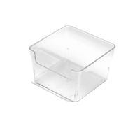 Scrivania Sticky Note Storage 12pcs Chic Acrilico Note Holder Trasparente Impermeabile Scatola Trasparente Carta Carta Efficiente Scrivania Organizzatore Desktop