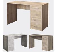 SCRIVANIA TAVOLO PORTA PC CON CASSETTIERA MOBILE CAMERA STUDIO UFFICIO MOD.TOPAZ