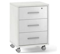 Scrivania ufficio bianca angolare 180 cm Scrivanie il legno con cassettiera