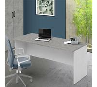 Scrivania ufficio camerette cemento Scrivanie in legno per pc 74x180x80 cm