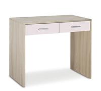 Scrivania ufficio camerette olmo Scrivanie in legno per pc con 2 cassetti bianco