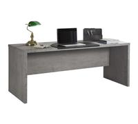 Scrivania ufficio moderna color cemento SR0735 L180h74p69