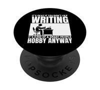 Scrivere è per persone intelligenti Autore Scrittore divertente PopSockets PopGrip Adesivo